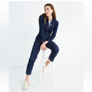 Madewell Denim Puff-Sleeve Jumpsuit 8